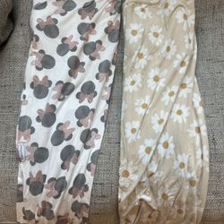 Freshly Picked Swaddles- Minnie Mouse & Daisies
