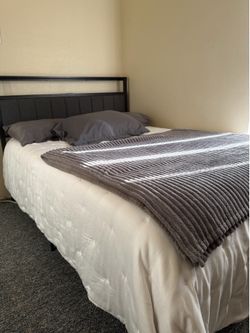 Full Size Bed frame and Mattress