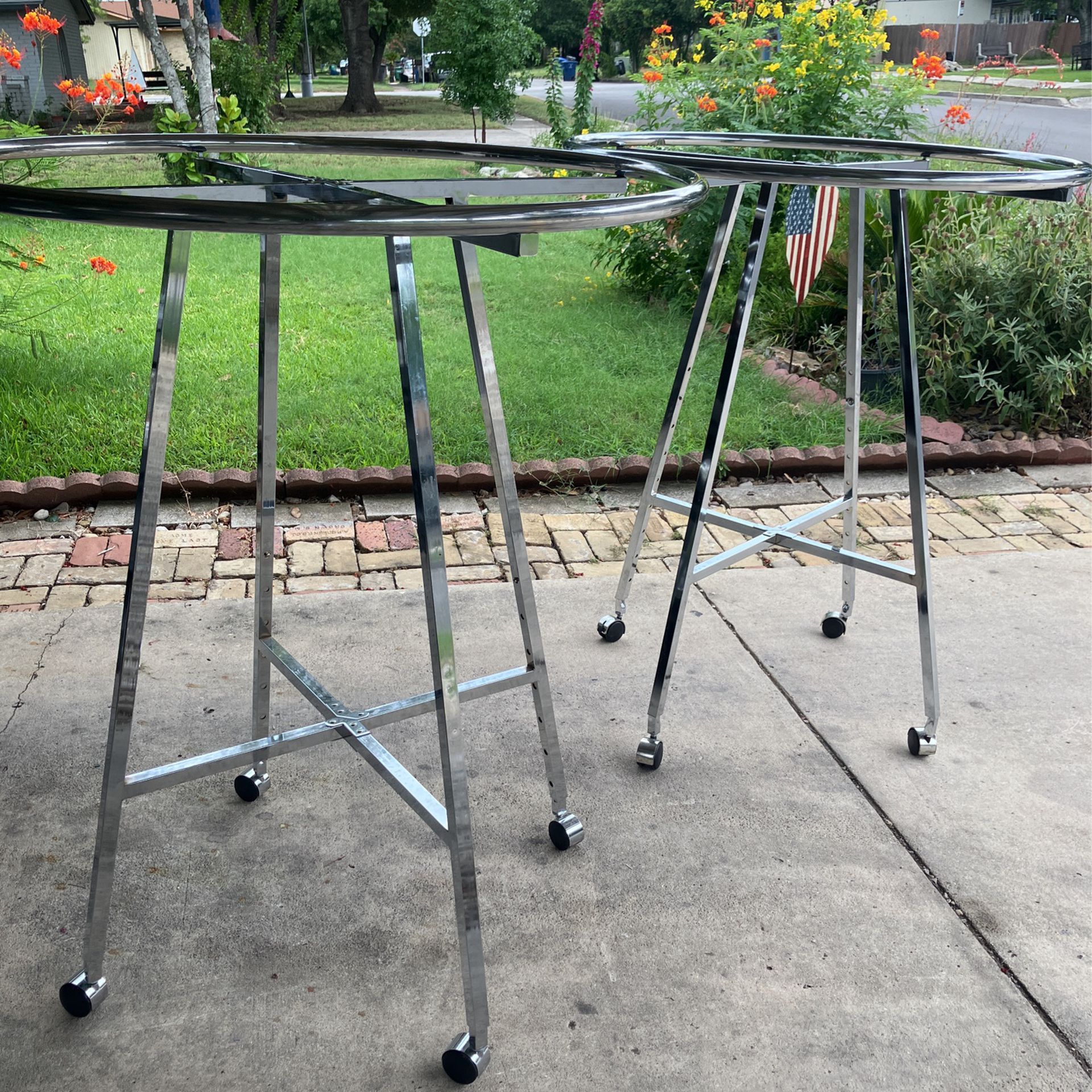 Metal Clothing Racks $65 ONE LEFT