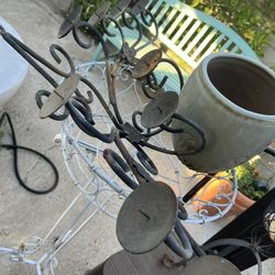 Iron Stuff And Stool 