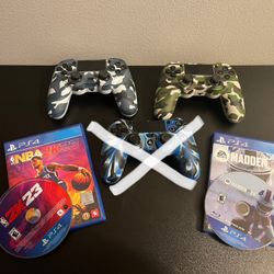 PS4 Games and Controllers 