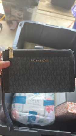 Michael Kors Blue MK Monogram Wallet