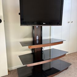 TV Stand With Shelves