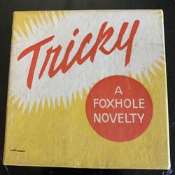 Vintage 1940’s Wooden Block Game/Puzzle