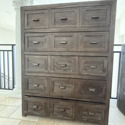 Restoration Hardware Keynes Tall Dresser + Cubby Nightstand 