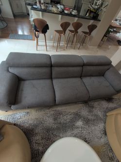 Three seater recliner sofa