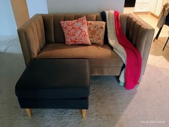 Sofa, couch with ottoman