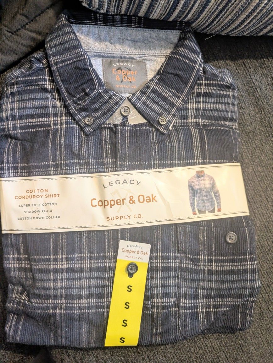 NEW Cotton Corduroy Men Shirt