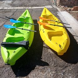 2 Very Nice Kayaks For Cheap. Come Get Em.