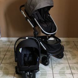 LIKE NEW GRACO MODES NEST TRAVEL SYSTEM STROLLER CAR SEAT AND BASSINET 3 IN 1