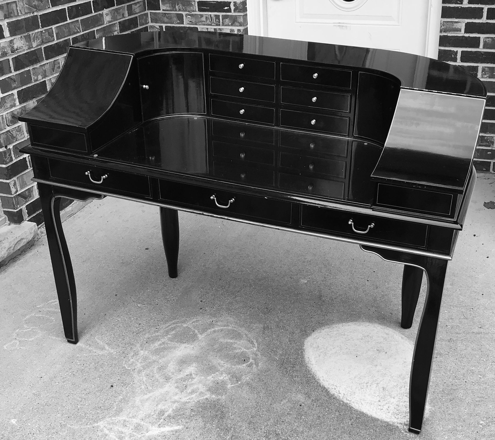 Vintage writing desk with tons of storage