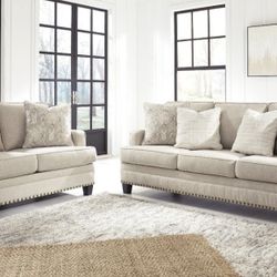 Claredon Linen Living Room Set

