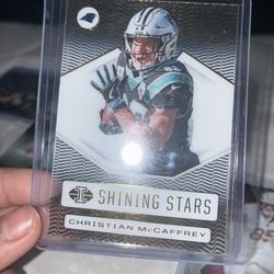 Shining stars christen McCaffrey card
