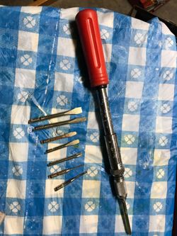 screwdriver push drill with bit set