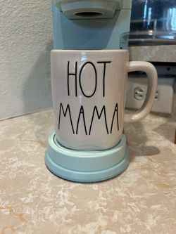 Rae Dunn HOT MAMA Ceramic Coffee Mug