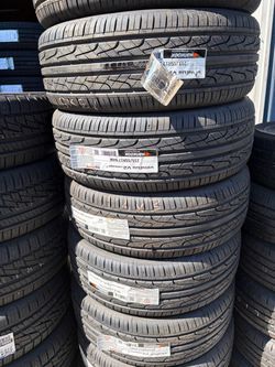 215/55/17 hankook tires installed and balcned