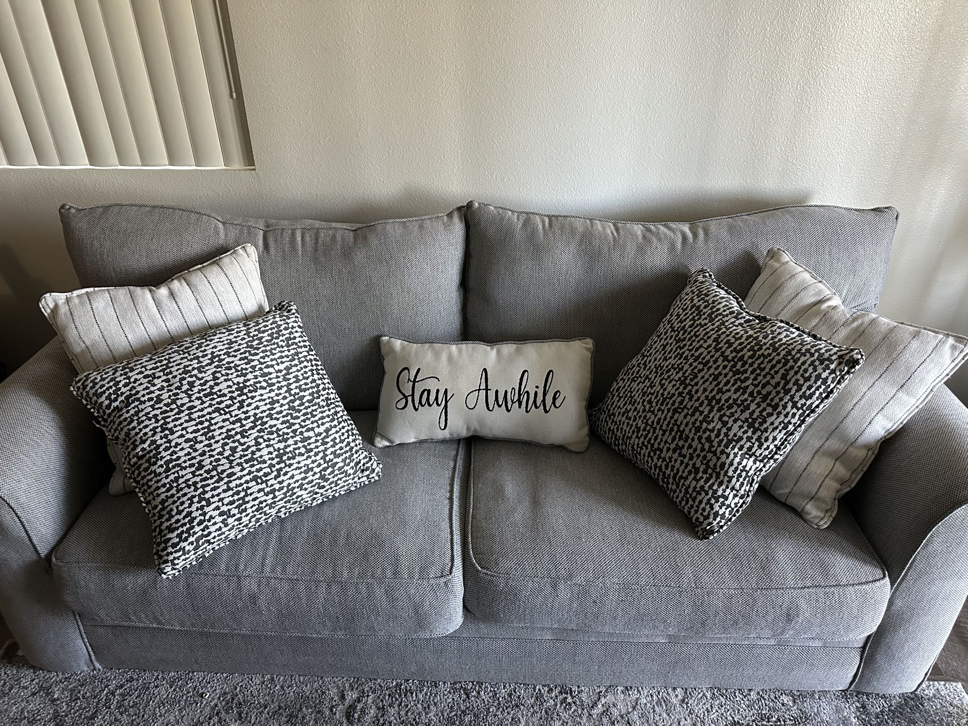 Gray Laurel Sofa