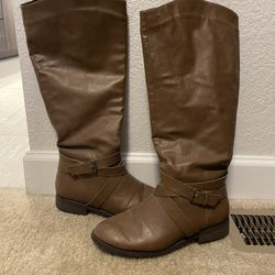 Brown Bucco boots