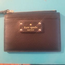 Black Leather Cards Case