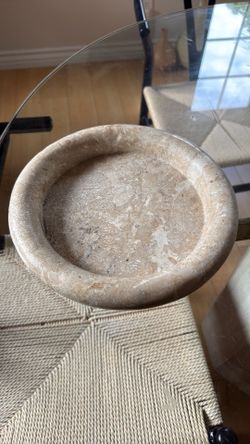 4 Marble and Ceramic Decor Items