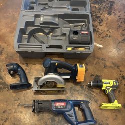 Ryobi Cordless Power Tool Package (please read)