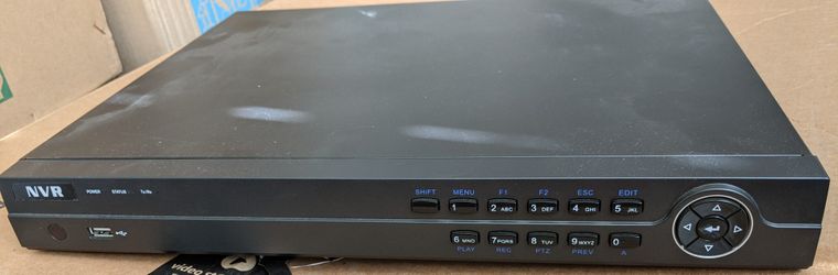 Cantek CTW-NR32P6-16 16 Ch 4K 160M 1U 16 POE Network Video Recorder