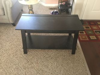 Black table/shelf