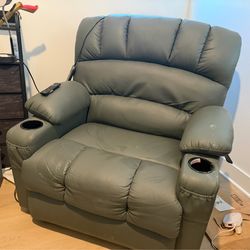 Power lift oversized recliner.