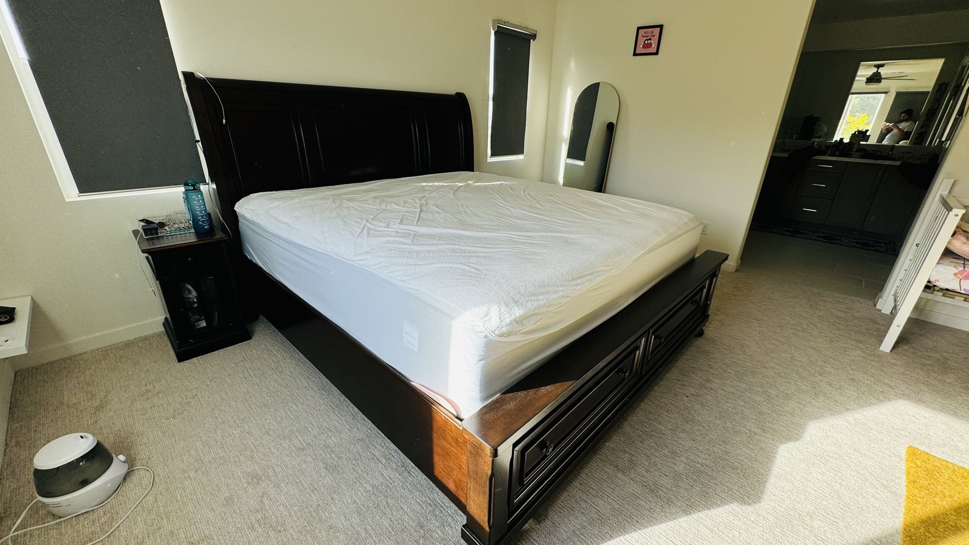 For Sale: Bed Frame with Mattress - Excellent Condition!