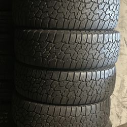 SET OF TIRE 255 70 18 FALKEN 85% LIFE