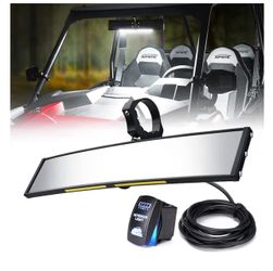 UTV Mirror W Led 13” Bar Clamp
