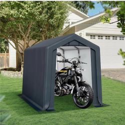 Unopened box Outdoor Storage Shed,Carport 6x10 ft Heavy Duty