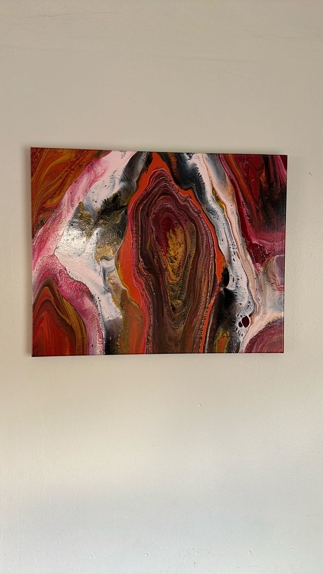 Original Abstract Acrylic 16x20 Painting Signed