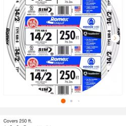 Wire 14/2 250’ Romex