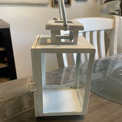 White Decor Lantern 