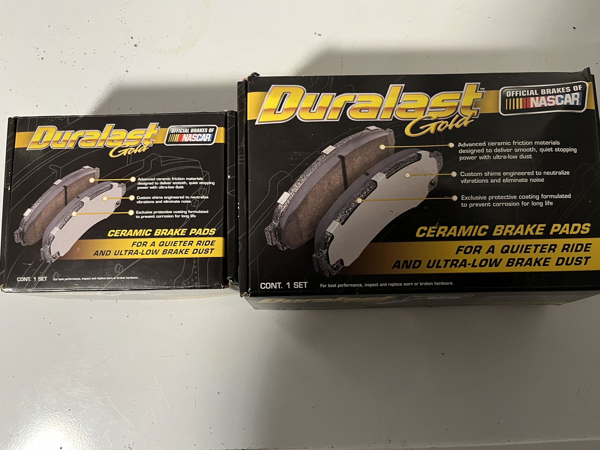 Duralast Gold DG1444 & DG1445 Brake Pads