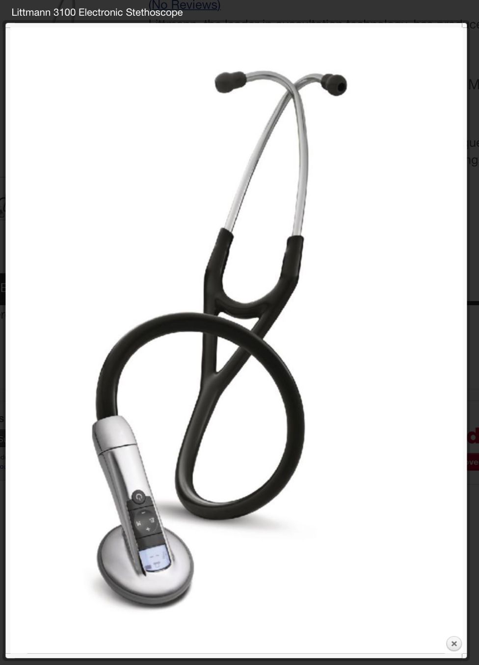 Littman 3100 electronic stethoscope