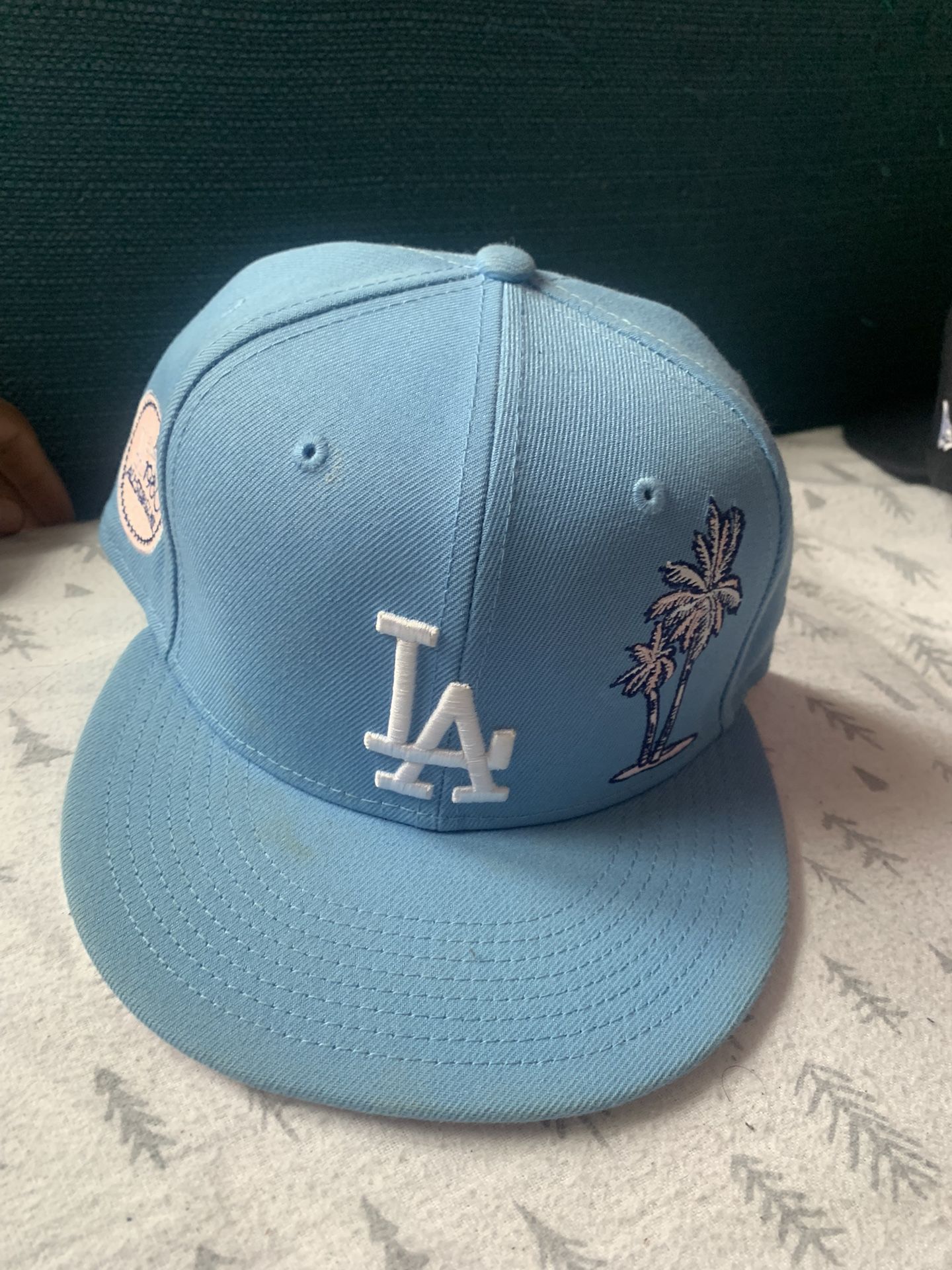 COTTON CANDY LA DODGERS FITTED CAP