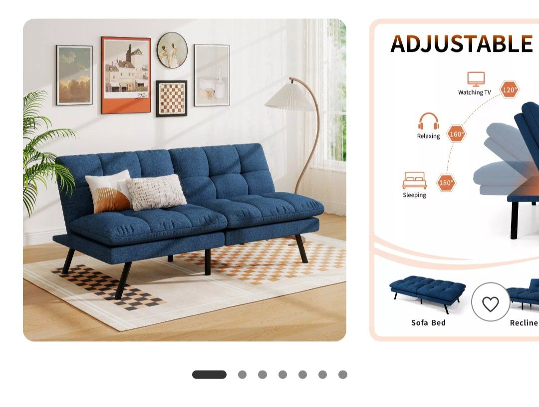 NEW- Futon/ Sofa Bed