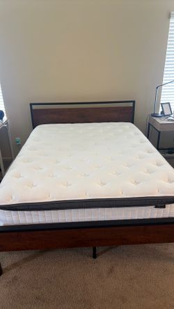 Queen Mattress and Bed Frame