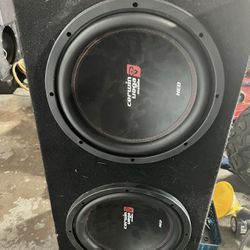 Cerwin Vega Subwoofer And Original Box  BEST OFFER!!  Worked Fine The Last I Used Them, Need Space. 