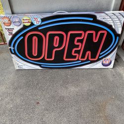 Business OPEN Sign $100