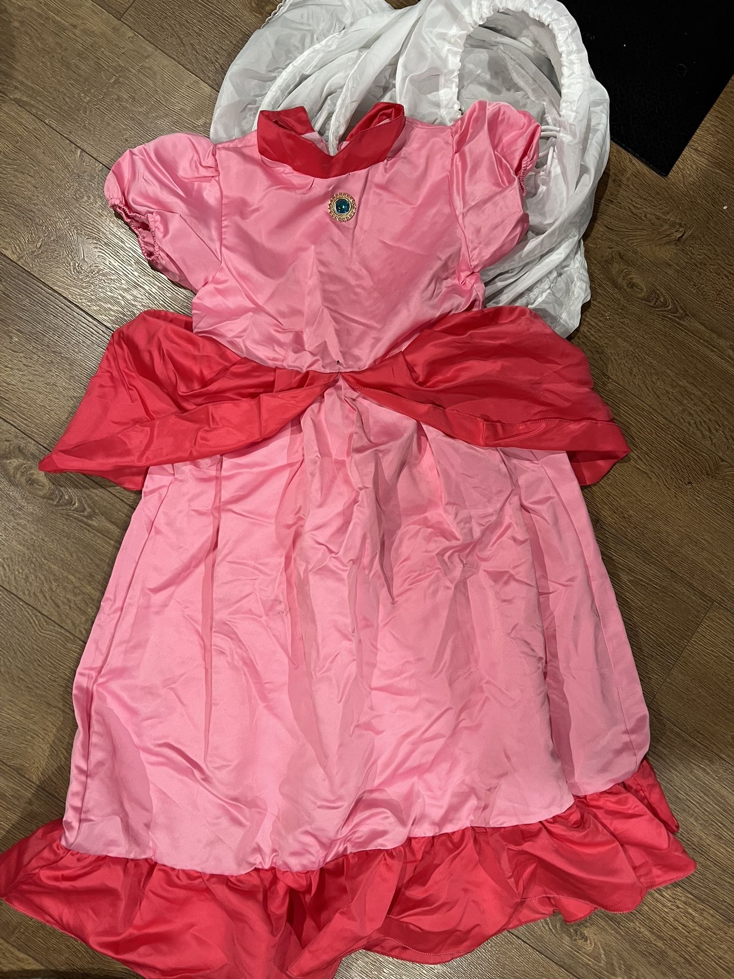 Princess peach Girls Costume 8 9 10