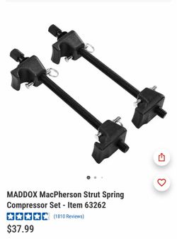 Maddox MacPherson Strut Spring Compressor Set