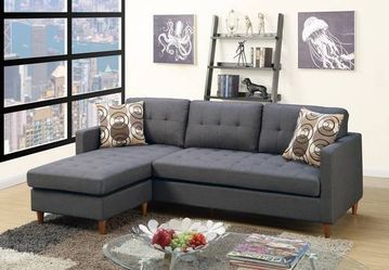 New Blue Grey Sectional Sofa