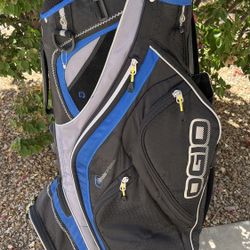 Ogio Golf 14 way cart bag with rain hood and cooler pocket