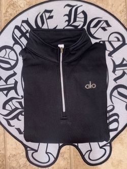 Alo Black Quarter Zips