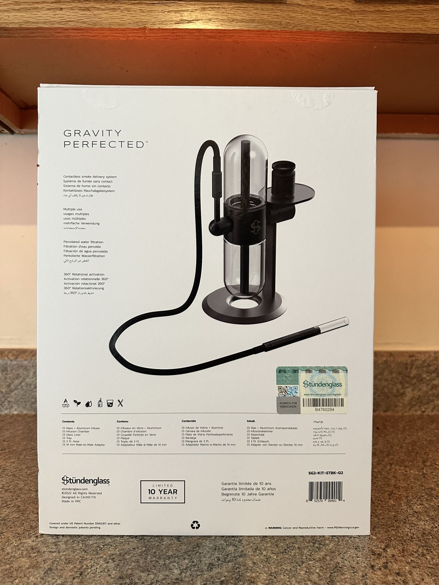 STÜNDENGLASS Gravity Waterfall Device I BRAND NEW NEVER USED
