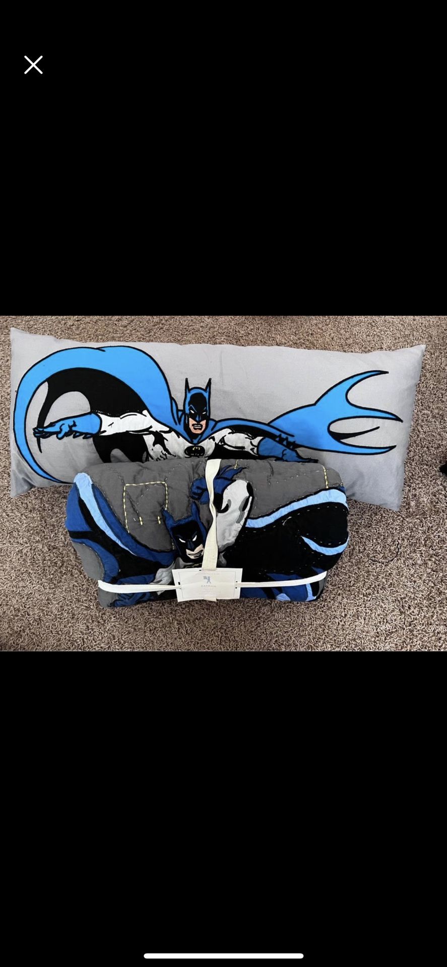 Pottery Barn Twin Batman Bedding