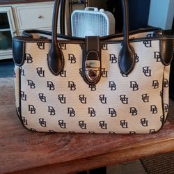 Pretty Black And Tan Dooney & Bourke Bag.